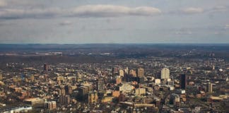 Aerial View of Yale Medical School