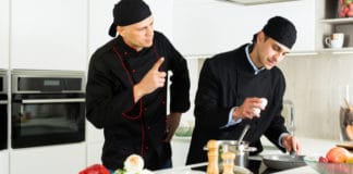 Chef Teaching Student Cook in Summer Program