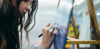 High School Art Student